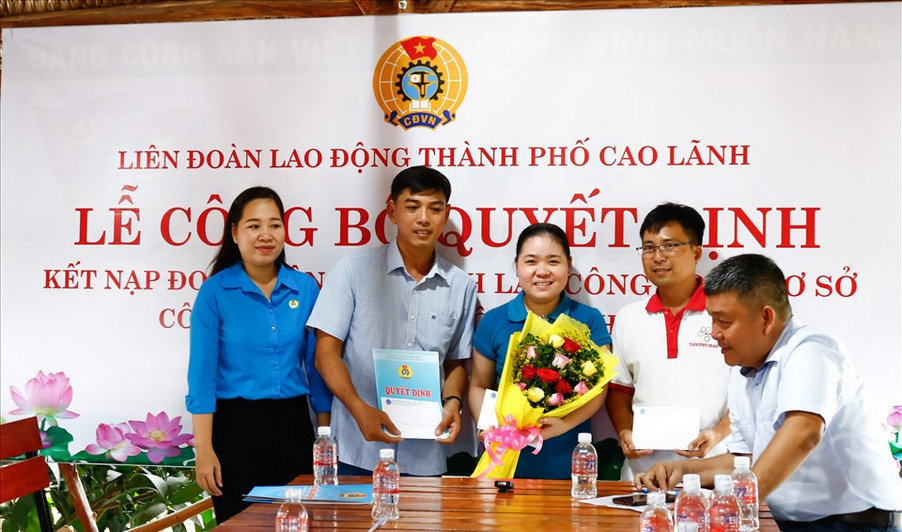 thành lập công đoàn cơ sở Tâm Phú Hào