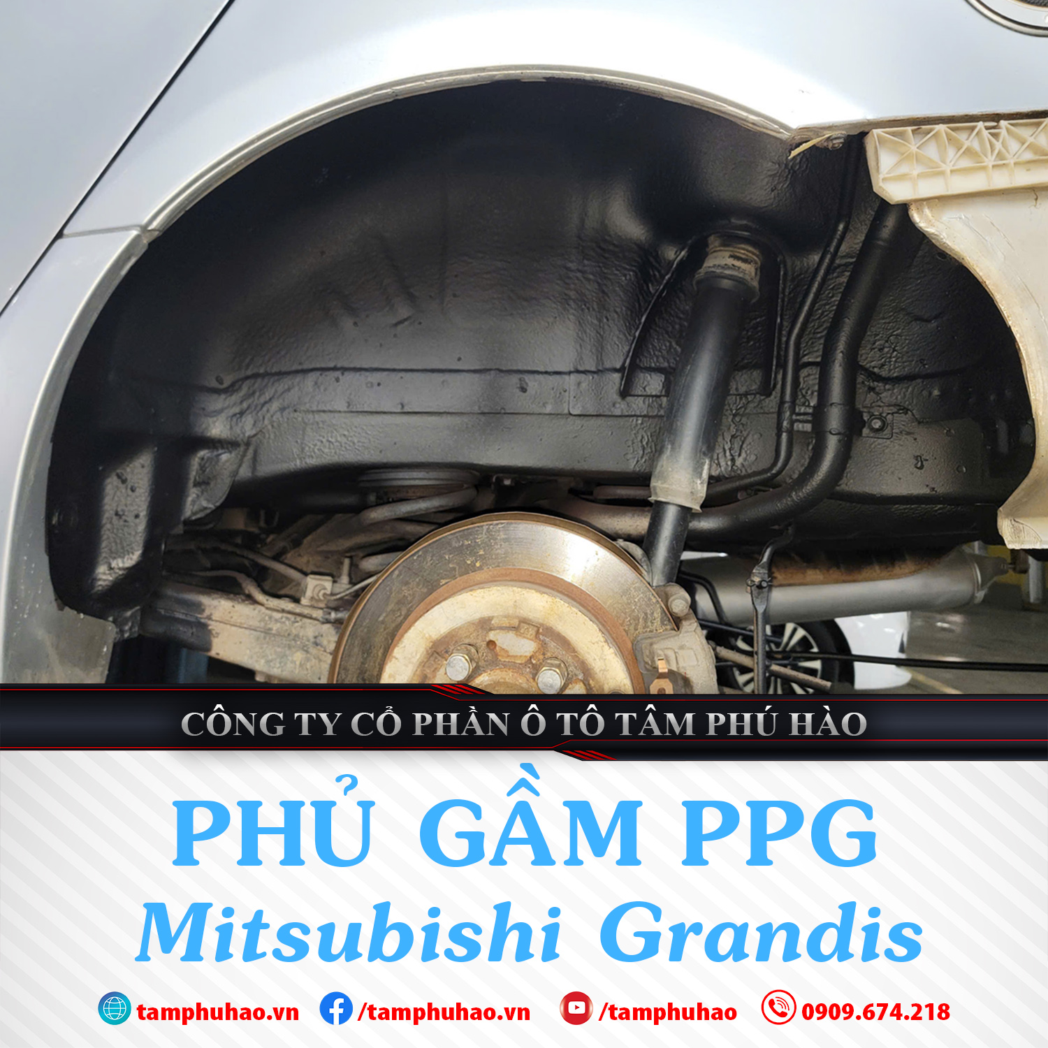 Phủ gầm chống sét cho Mitshubishi Grandis tại Đồng Tháp - Image 4