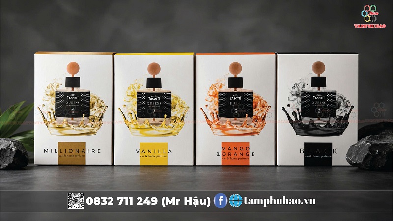 Nước hoa ô tô Tasotti Queens đã cập bến Tâm Phú Hào