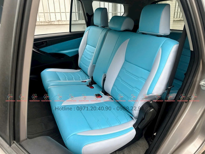 Đổi màu nội thất Toyota Innova 2021 với ghế da Nappa cao cấp