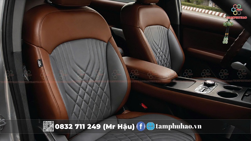 Bọc ghế da cao cấp cho Vinfast Limo Green