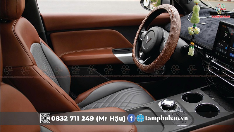 Bọc ghế da cao cấp cho Vinfast Limo Green - Image 5