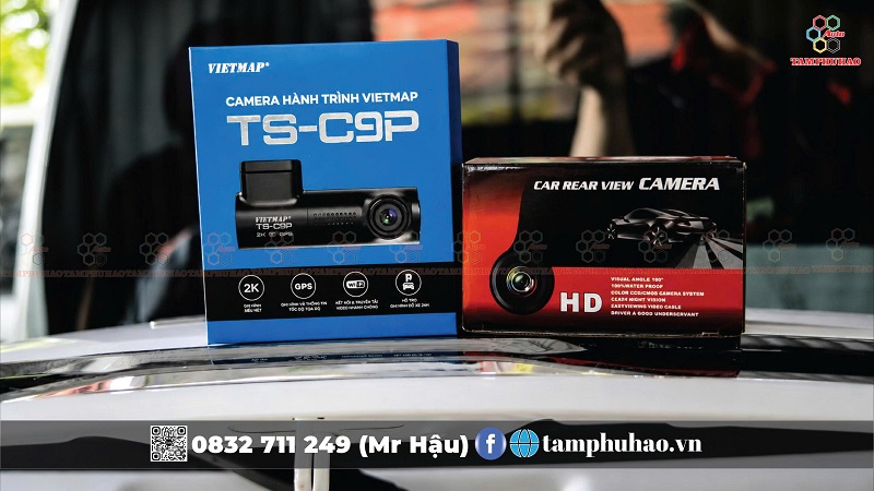 Lắp cam hành trình VietMap TS-C9P và Cam lùi HD cho Kia Frontier