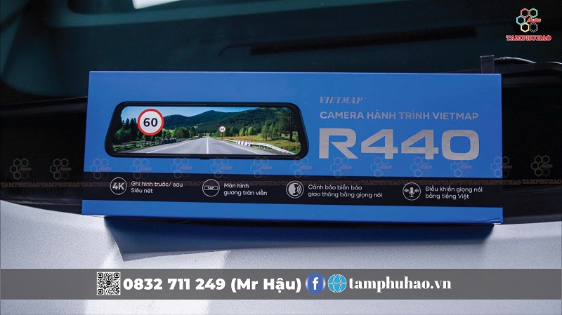 Camera hành trình gương Vietmap R440