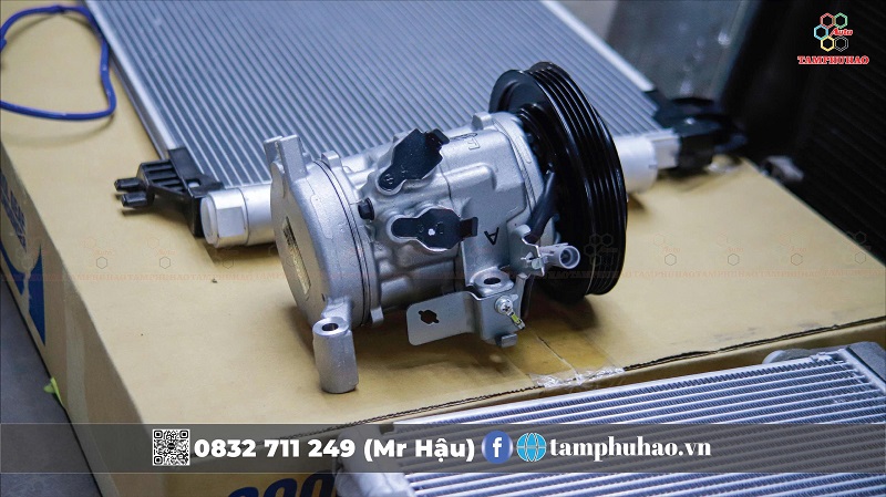 Thay lốc lạnh, dàn nóng và dàn lạnh cho Toyota Vios - Image 5